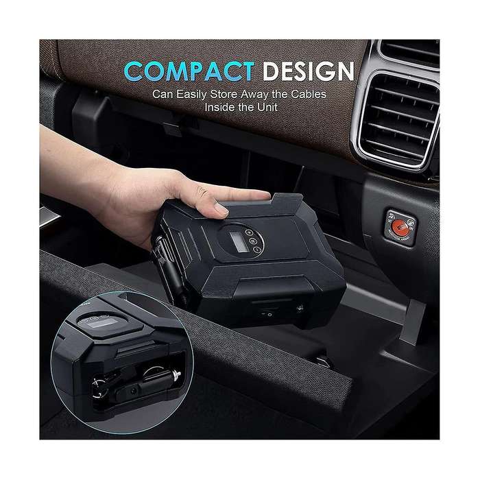 Car Inflator Pump Tyre Inflator Pump Inflator Tire Inflator Car Air Pump Car Supplies, Pointer Mode