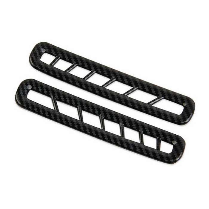 Car Inner Door Air Conditioner Outlet Vent Cover Trim for 2024 Interior Accessories Carbon Fiber