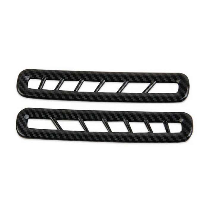 Car Inner Door Air Conditioner Outlet Vent Cover Trim for 2024 Interior Accessories Carbon Fiber