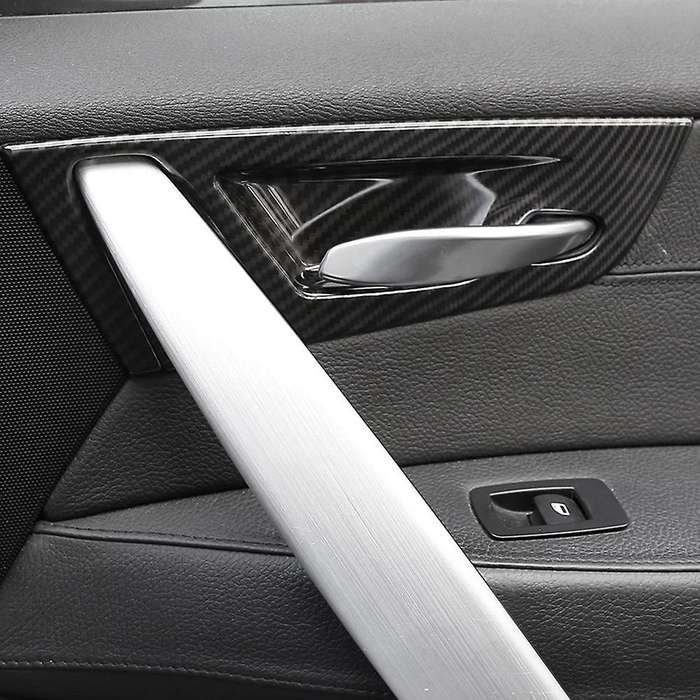 Car Inner Door Bowl Decoration Cover Protect Trim Sticker for- X3 E83 2003-2010 Interior Accessories