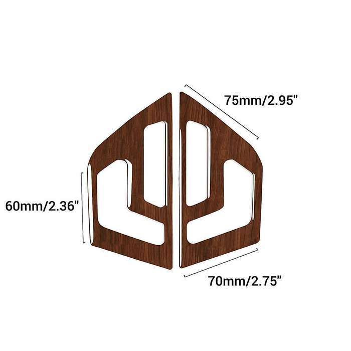 Car Inner Door Seat Adjustment Switch Cover Trim Wood Grain for C Class W204 2007-2013