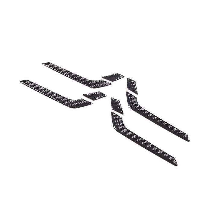 Car Inner Door Handle Frame Trim Decal Stickers for 2022 2023 Accessories - Soft Carbon Fiber