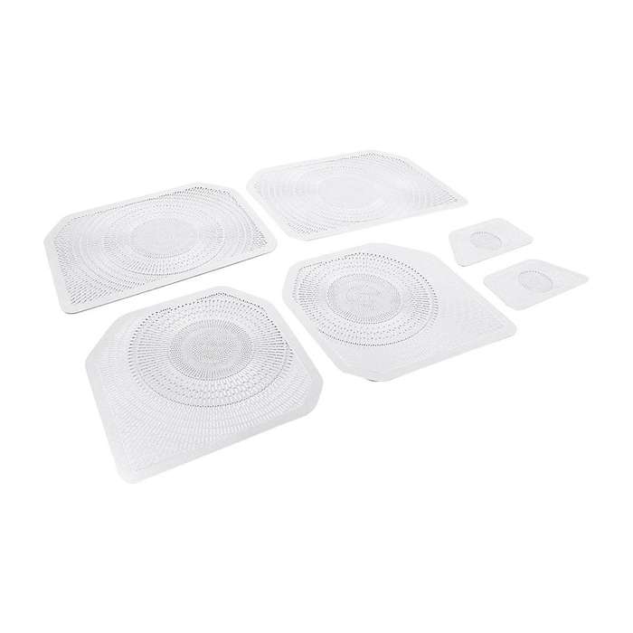 Car Inner Door Speaker Horn Cover Trim Kit for Sequoia 2022 2023 Stainless Steel Accessorise,Silver