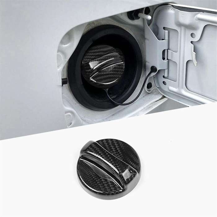 Car Inner Fuel Tank Cover for 2010-2015 Oil Fuel Tank Cap Decoration Sticker
