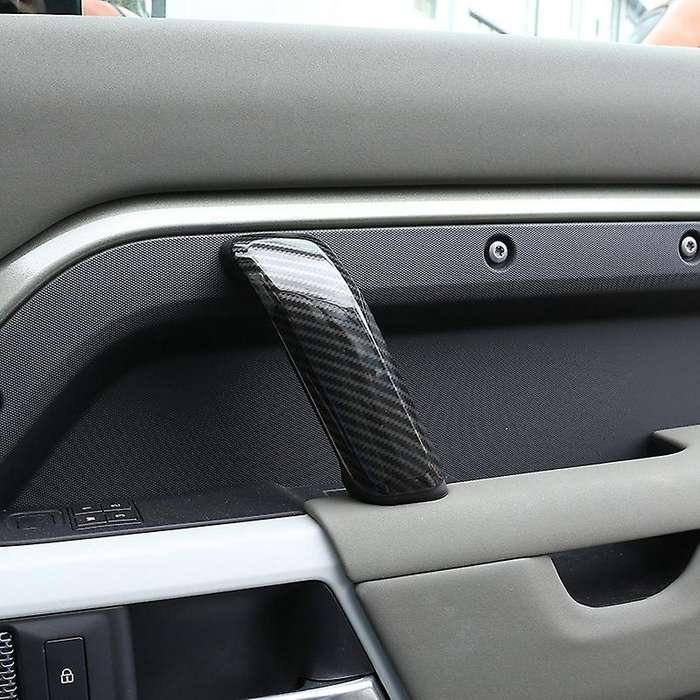 Car Inner Handle Carbon Fiber Styling Decoration Cover Stickers for 2020 2021
