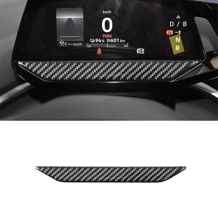 Car Instrument Dashboard Panel Cover Trim Carbon Fiber for ID.4 ID4 2021 2022 2023 Interior Accessor