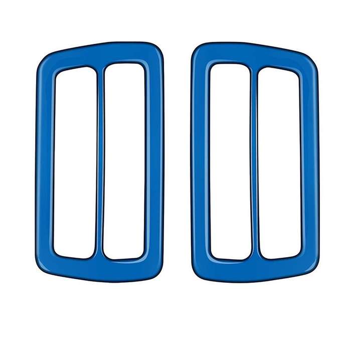 Car Instrument Panel Air Outlet Frame for 2024 A/C Air Outlet Trim Stickers Car Accessories Blue