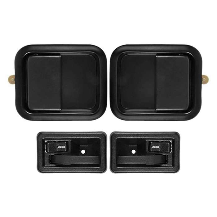 Car Interior and Exterior Door Handle Kit Front Lh and Rh Side for Wrangler 1991-2004 55176383ae 551