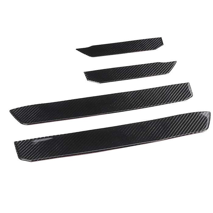 Car Interior Door Armrest Decoration Trim Cover Accessories for 2015-2020, Carbon Fiber