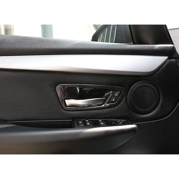 Car Interior Door Bowl Cover Trim Carbon Fiber for 2 Series Gran Tourer F45 F46 218I 2014-2018