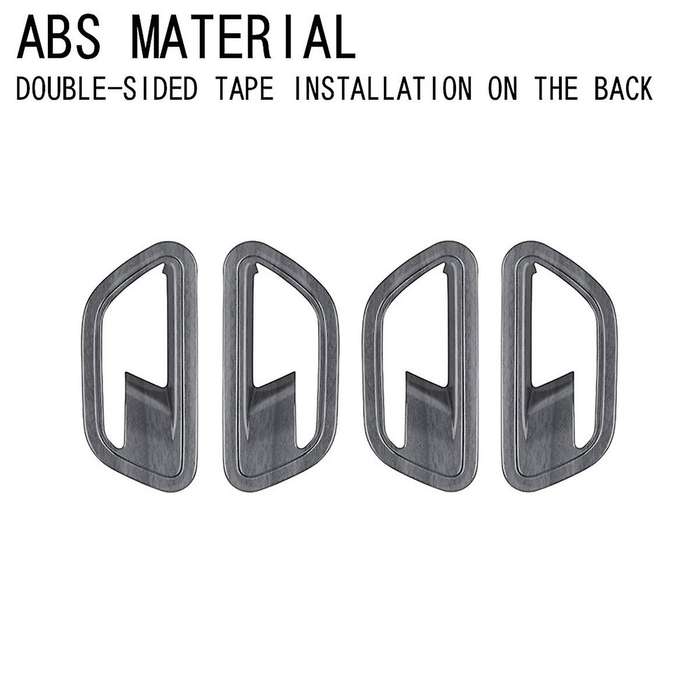 Car Interior Door Handle Bowl Cover Trim for 2024+ Car Interior Accessories Carbon Fiber Pattern