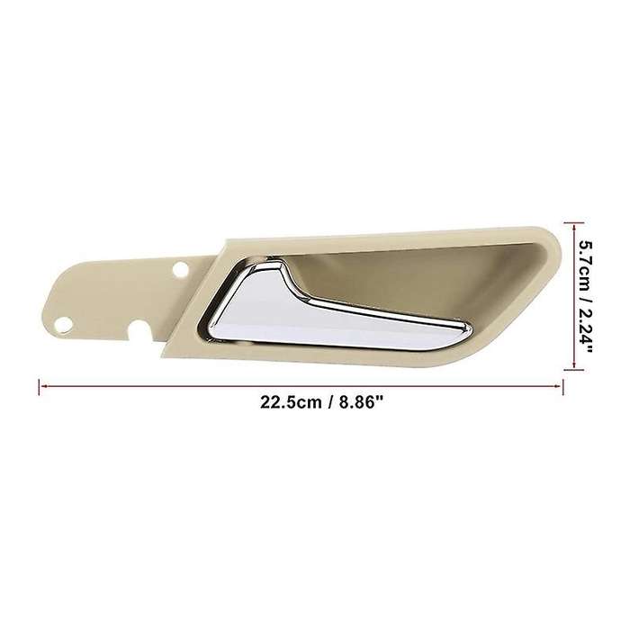 Car Interior Door Handle Assembly A1697600961 Beige for - A160 A180 B200 W169 W245 2008-2012, Left