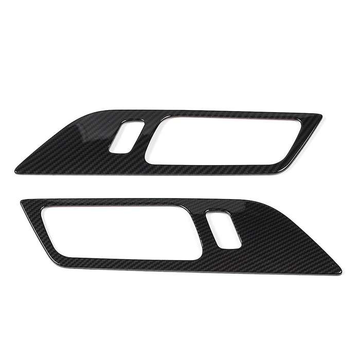 Car Interior Door Handle Bowl Cover Trim Frame Interior Accessories for 2015-2020 (Carbon Fiber)