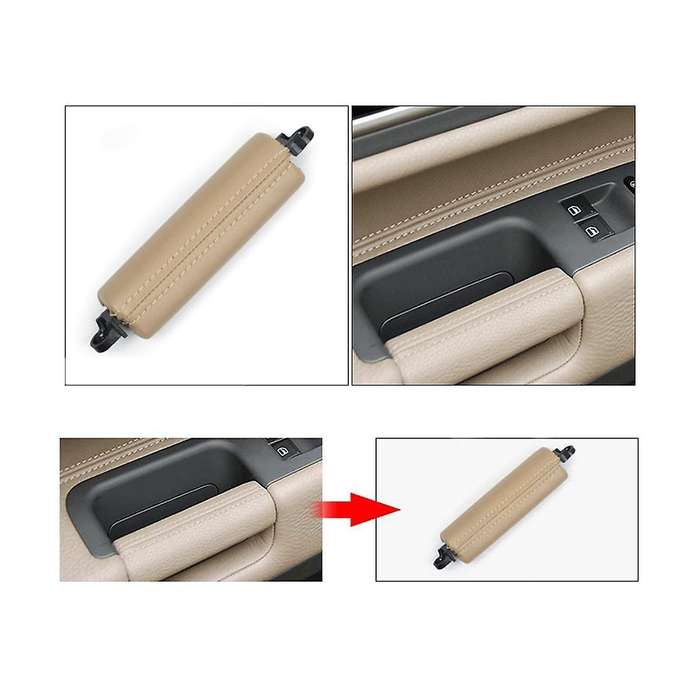 Car Interior Door Left Right Driver Pull Handle 2003-2010(beige)