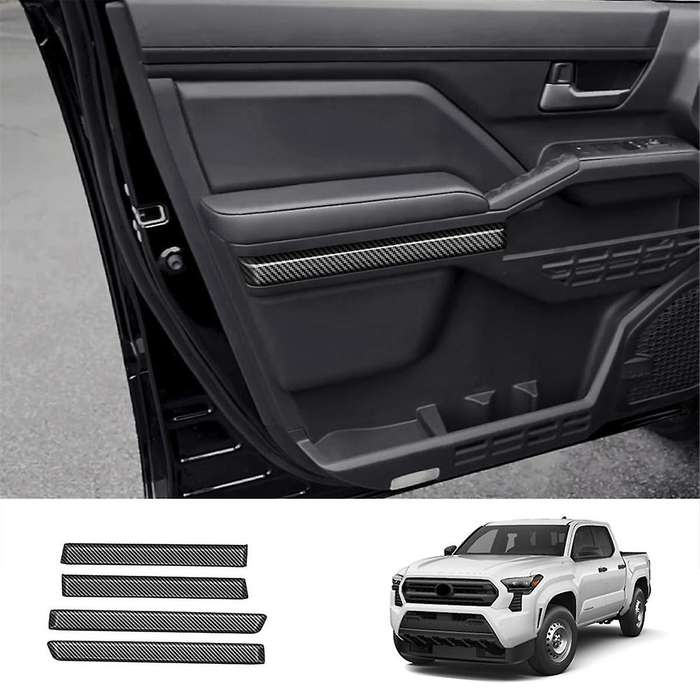 Car Interior Door Panel Trim Strip Decorative Sticker for 2024 Car Interior Accessories Carbon Fibe