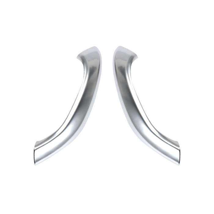 Car Interior Door Pull Handle Outer Cover Trim for X1 X2 F48 F49 F39 2016-2020 51417417513(silver)