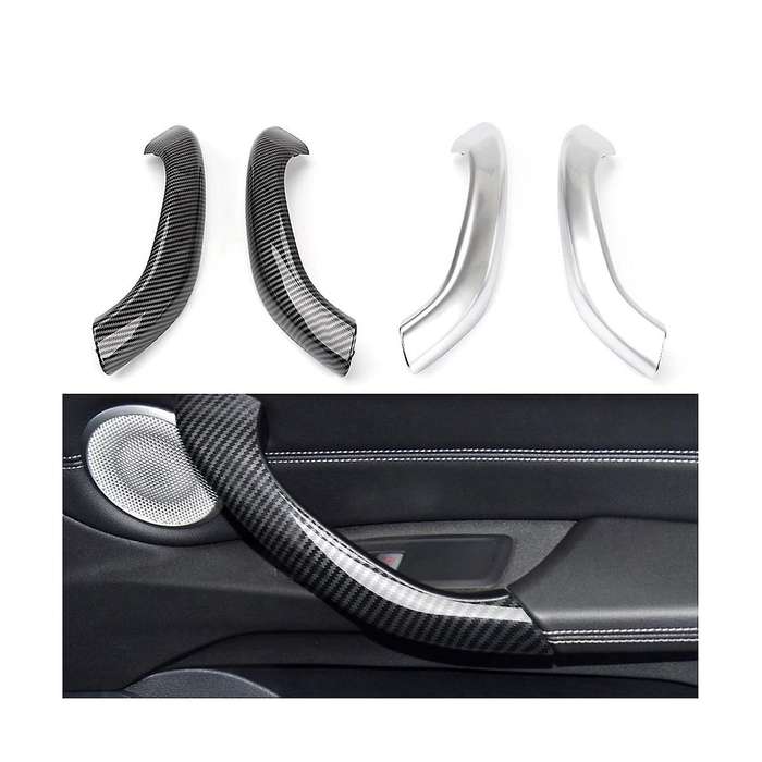 Car Interior Door Pull Handle Outer Cover Trim for X1 X2 F48 F49 F39 2016-2020 51417417513(carbon Fi