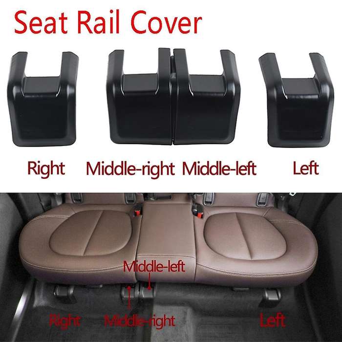 Car Interior Left Center Rear Seat Sliding Track Rail Trim Cover Seat Rail Cover for X1 F48 F49 2 Se
