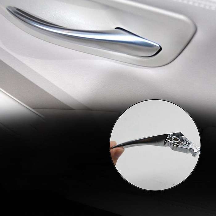 Car Interior Left Right Door Chrome Opening Handle Cover Replacement for- 5 Series 520I 523I 525I F1