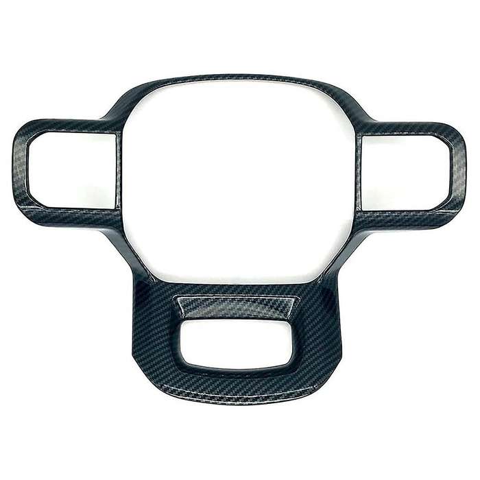 Car Interior Modification Steering Wheel Carbon Fiber Pattern Patch for 2021-2023 Steering Wheel Dec