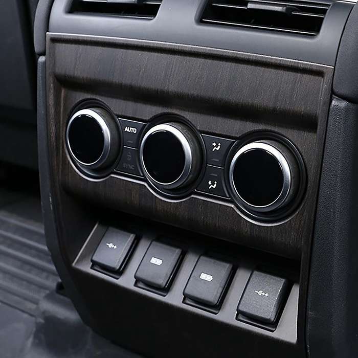 Car Interior Oak Color Armrest Box Rear Kick Cover Trim for 2020