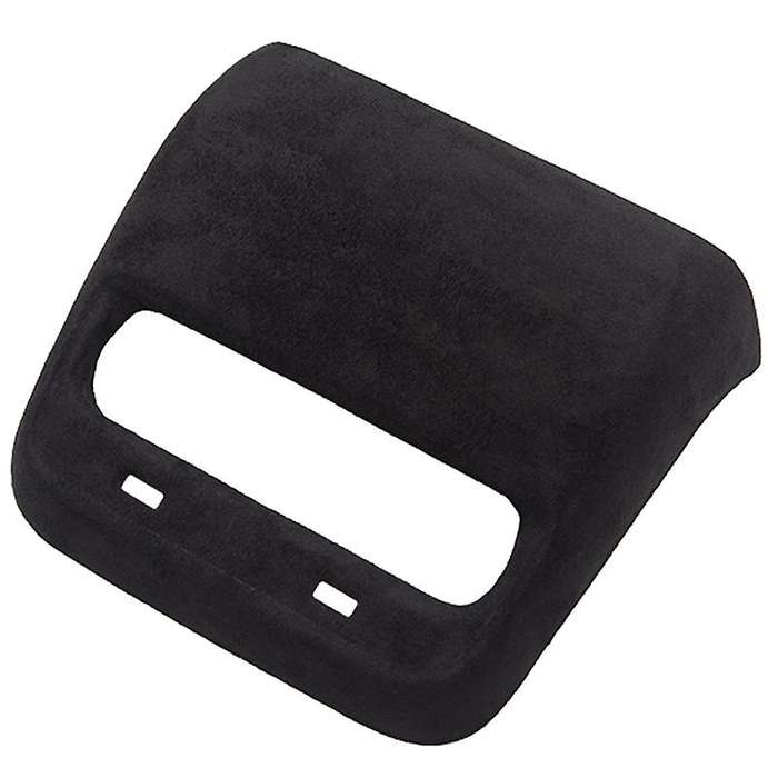 Car Interior Rear Air Condition Vent Outlet Cover Turn Fur for 2017-2020 Decorative Styling Black