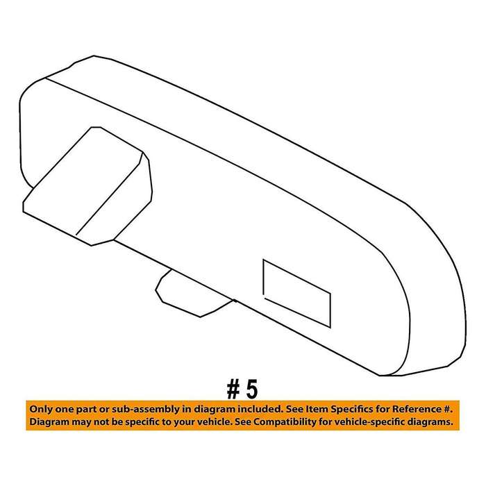 Car Interior Rear View Mirror Manual Dim Reversing Mirror 87810-52041 for Prius Yaris Voxy 87810-520