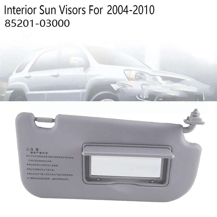Car Interior Right Sun Visors for 2004-2010 85201-03000