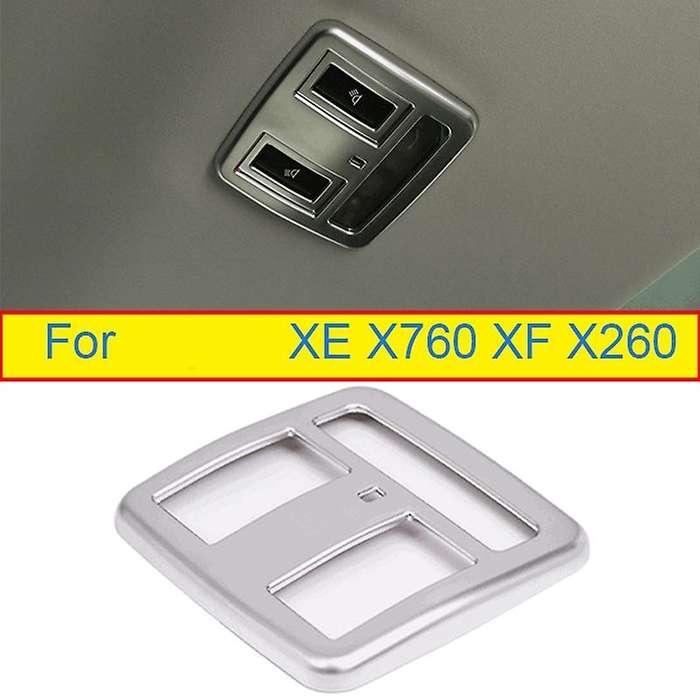 Car Interior Roof Reading Lamp Decorative Frame Trim for XE X760 XF X260 2015 2016 2017 2018 2019