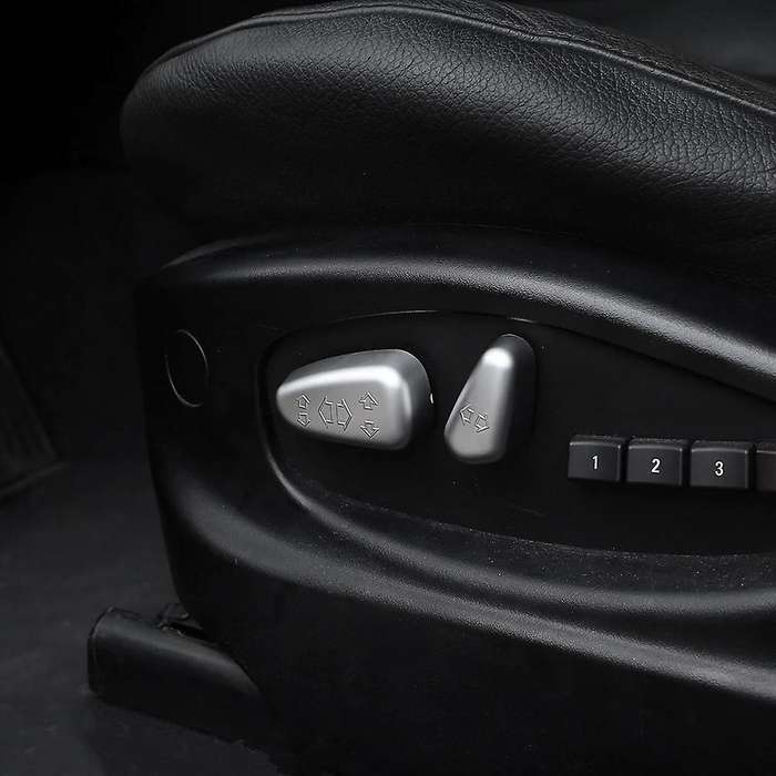 Car Interior Seat Adjustment Switch Knob Button Control Cover Trim for X3 E83 2006-2010 Accessories
