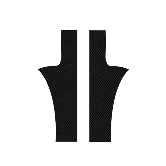 Car Interior Sticker Styling PU Leather Carbon Fiber Style Door Sill Strip Scuff Plate for