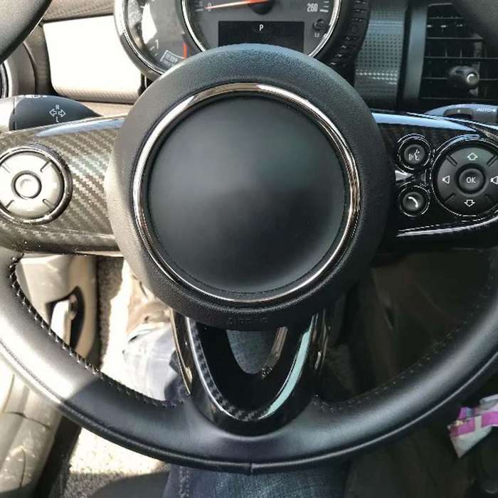Car Interior Steering Wheel Cover Trim Stick Decoration Frame Accessories for R55 R56 R60 S