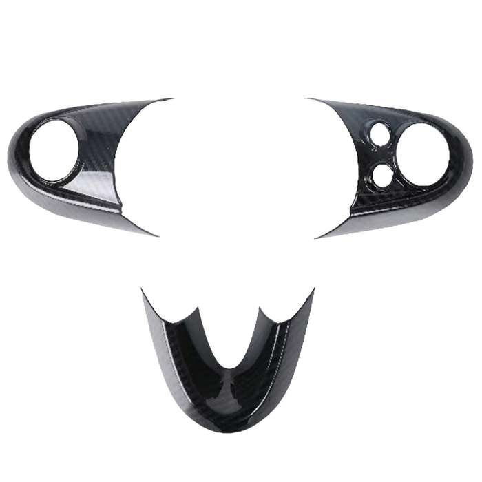 Car Interior Steering Wheel Cover Trim Stick Decoration Frame Accessories for R55 R56 R60 S