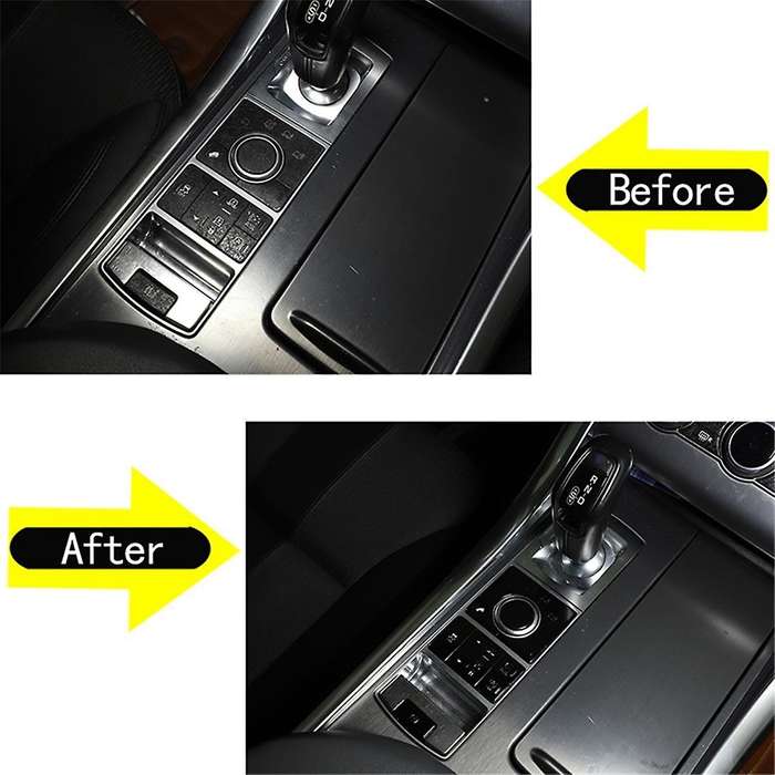 Car Interior Trim Center Console Terrain Mode Adjustment Button Sticker for Sport 2014-2016