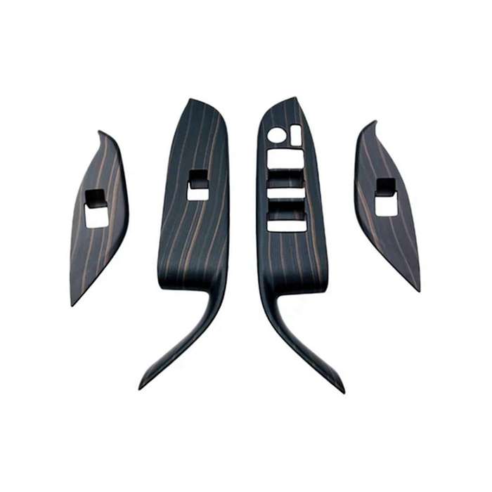 Car Interior Wood Grain Door Armrest Panel Window Glass Lift Button Switch Cover Trim for Noah/ Voxy