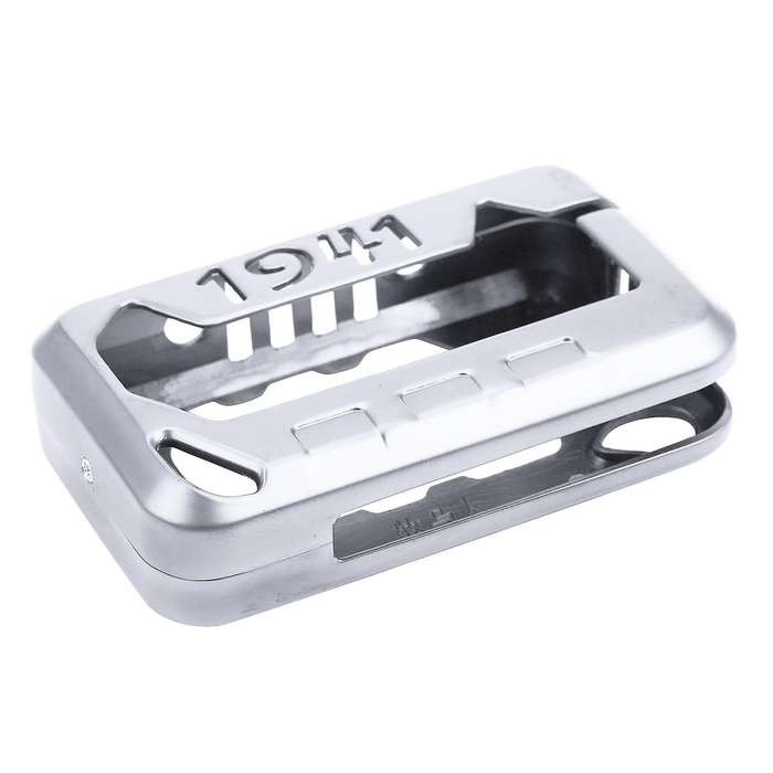 Car Key Case Aluminum Alloy Key Protection Cover for Wrangler JL 2018 2019 2020 Silver Red