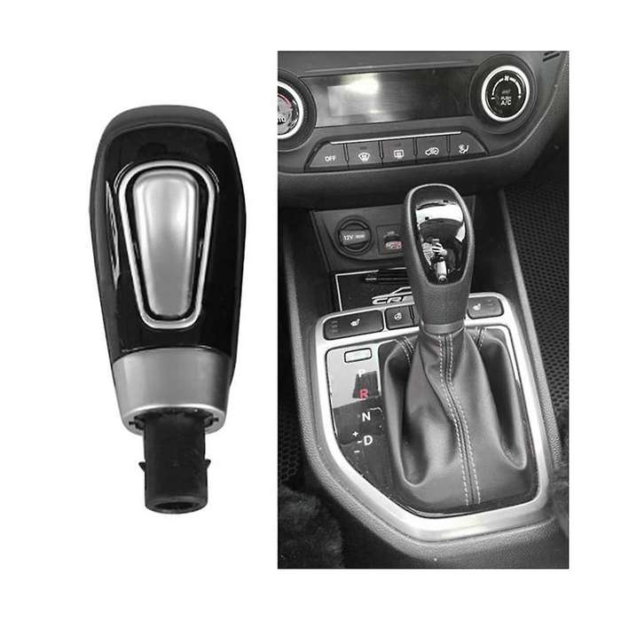 Car Leather Automatic Shifting At Shifting Gear Shift Knob Head Shift Knob Button for Creta Ix25 15