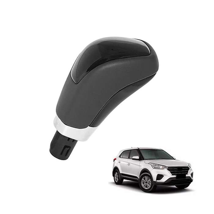 Car Leather Automatic Shifting At Shifting Gear Shift Knob Head Shift Knob Button for Creta Ix25 15