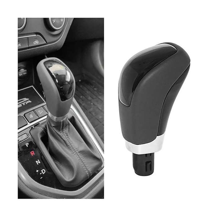 Car Leather Automatic Shifting At Shifting Gear Shift Knob Head Shift Knob Button for Creta Ix25 15