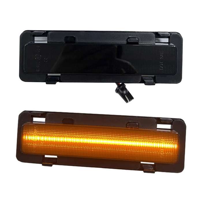 Car LED Bumper Turn Signal Side Marker Light Parking Light for Camaro 82-92 :915589 915590