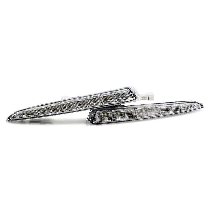 Car Led Daytime Running Light Drl Daylight Led Car for Kuga Escape 2012-2015 with Fog Lamp(White)