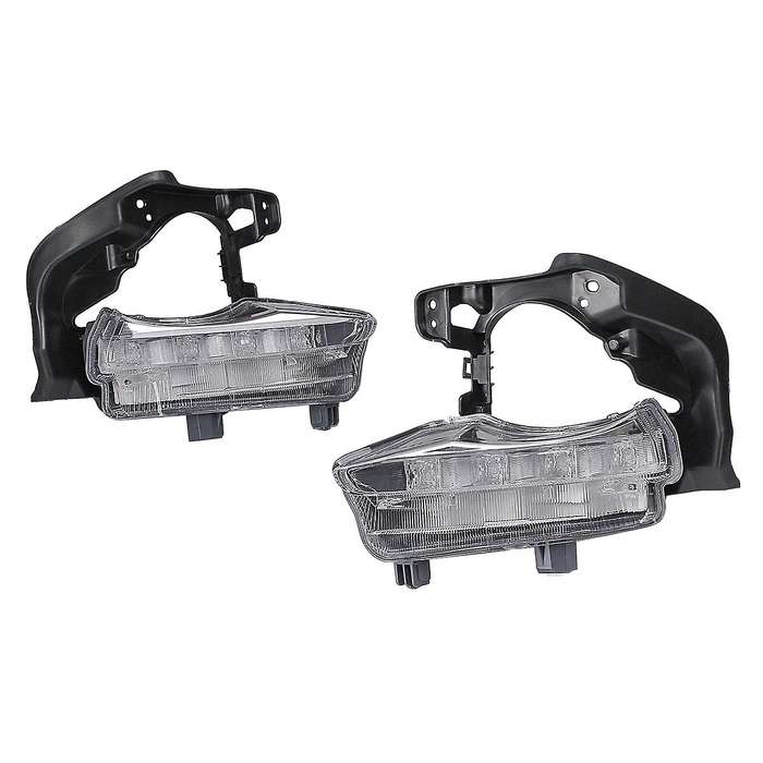 Car Led Daytime Running Lights Front Grille Driving Fog Lights for 2014 2015 2016