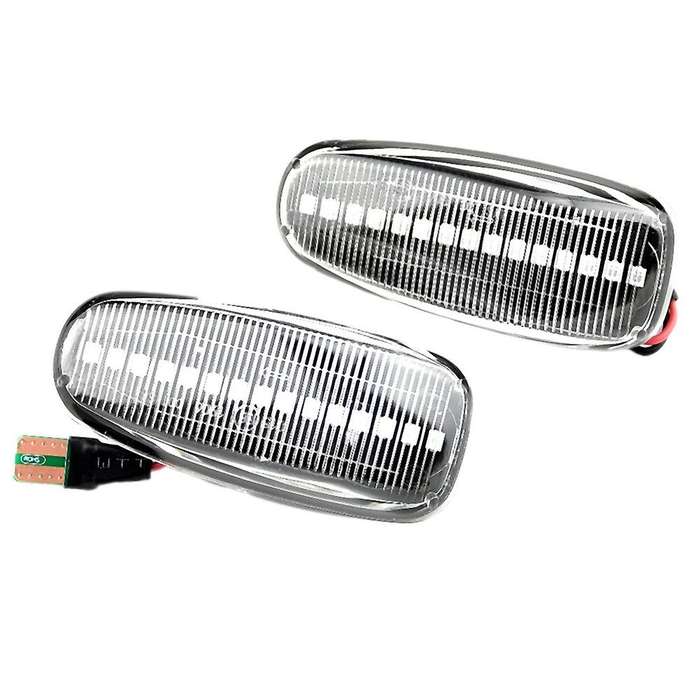 Car LED Dynamic Side Marker Signal Lamp Light Turn Lamp for - W210 W202 W208 R170 W638 White