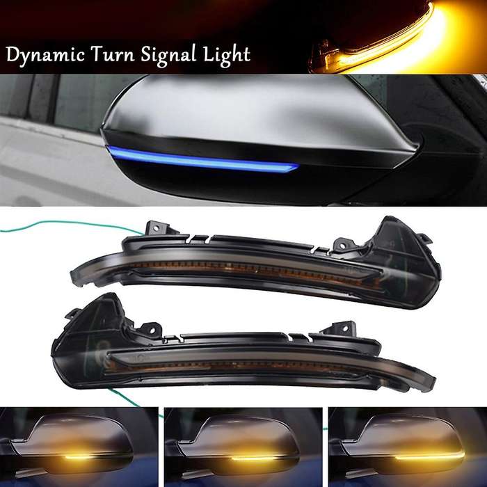 Car LED Dynamic Turn Signal Light Rear View Side Mirror Light Indicator for- A6 RS6 4G C7 7.5 2012-2