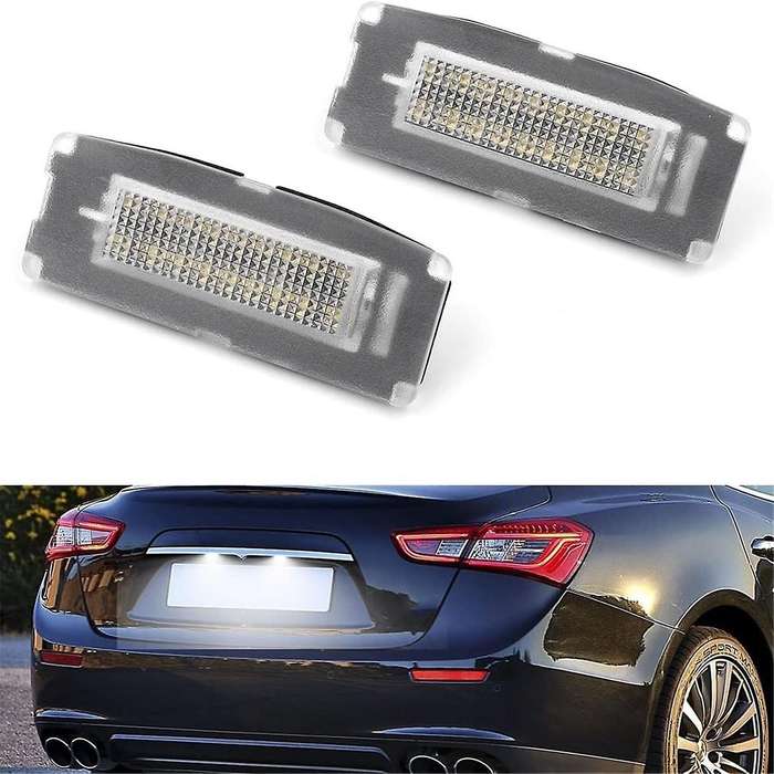 Car LED License Plate Light 673001401 for M157 2014-2020 Car Number Plate Lamp