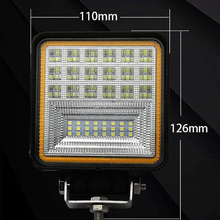 Car LED Light Bar 4 Inch 6000K 126W LED Driving Work Light Lamp Headlight Off Road for Truck SUV ATV