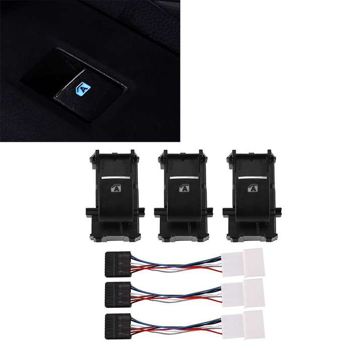 Car Led Power Single Window Switch for 2019-2022 Left Driving Backlight