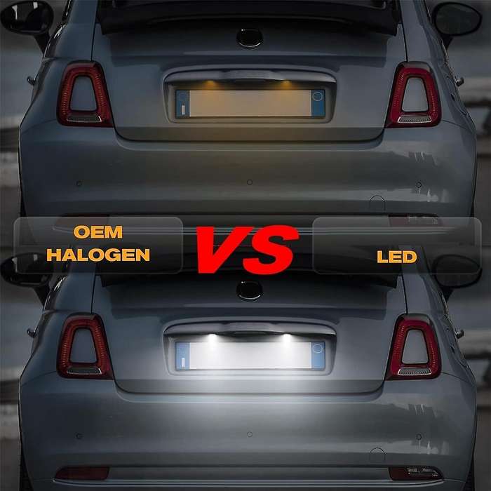 Car LED Number License Plate Light Lamp White 68228931AA 68228930AA for Tail Lamps