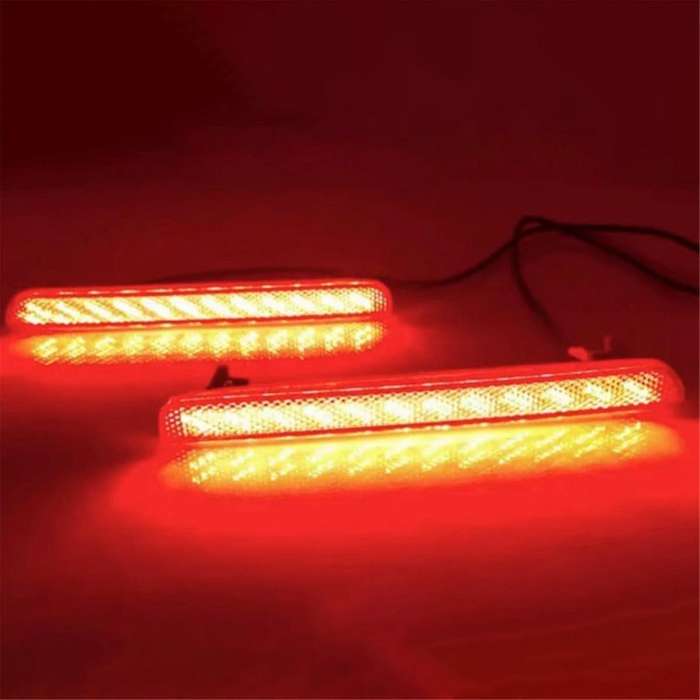 Car LED Rear Bumper Light Fog Lamp Parking Warning Light Reflector Taillights for ZRV 2022-2024