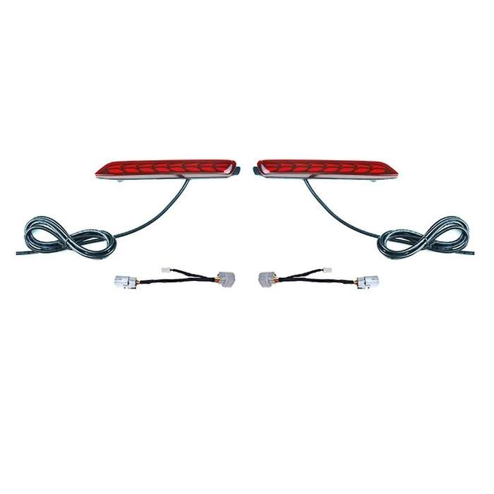 Car LED Rear Bumper Fog Lights Brake Lights Dynamic Turn Signal Lights for ALPHARD/VELLFIRE 20 Serie
